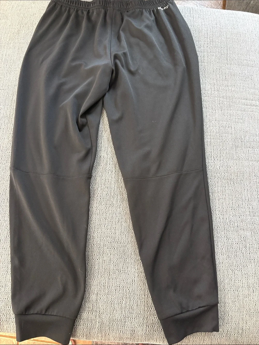 Nike Black Jogger Pants with White Swoosh